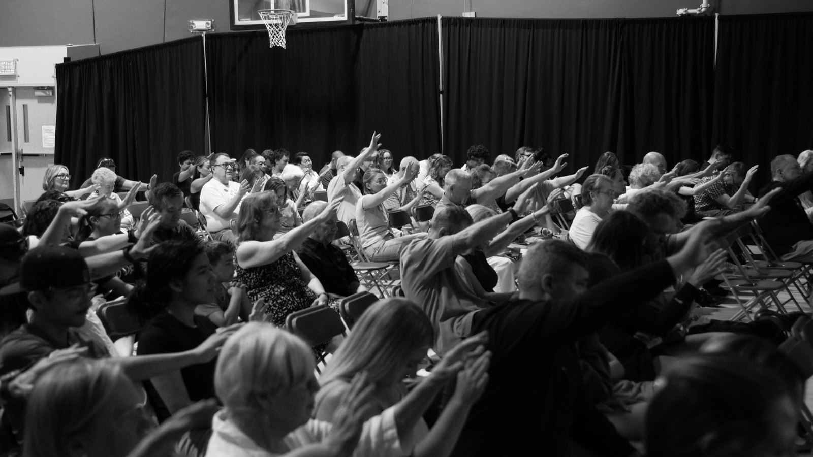Valor Church congregation worshiping together